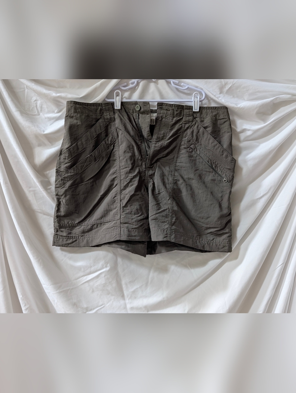 Royal Robbins Women's Olive Cargo Hiking Shorts